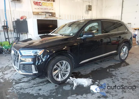 2021 Audi Q7 Premium Plus 45 Tfsi Quattro Tiptronic from USA, damaged, VIN WA1LJAF7XMD035819